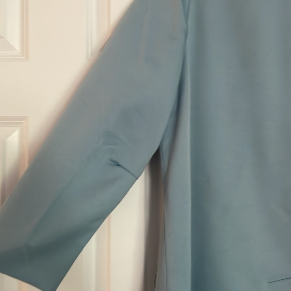 London Fog Vintage, gorgeous, light blue rain jacket women’s size 14 Petite - Picture 5 of 16
